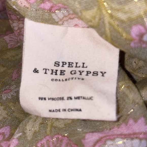 Spell & Gypsy Dahlia tunic dress mini floral - Picture 6 of 7